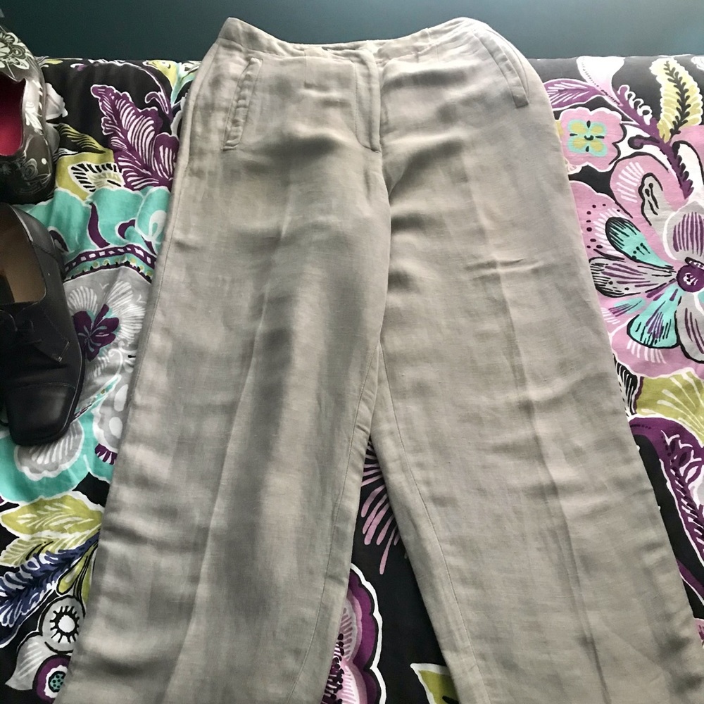 Giorgio Armani vintage linen blend pants